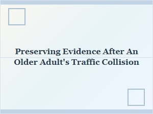 Your Guide to Post-Collision Evidence Preservation